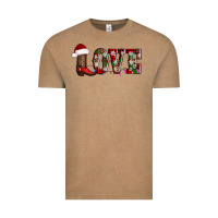 Vintage Coffee love christmas boots Vintage Tee - AdoDesignShop