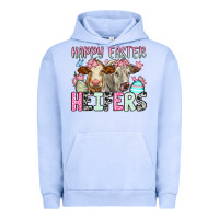 Pigment Grape Ice Happy Easter Heifers Urban Hoodie - OliviaCreatesArt