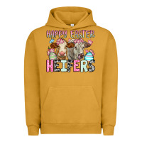 Pigment Peanut Butter Happy Easter Heifers Urban Hoodie - OliviaCreatesArt