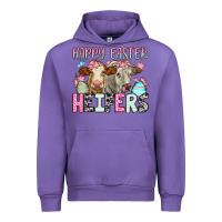 Tulip Happy Easter Heifers Urban Hoodie - OliviaCreatesArt