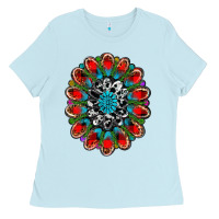 Baby Blue christmas gemstone Ladies Tee - RanaPortraitStore