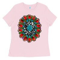 Bubblegum Pink christmas gemstone Ladies Tee - RanaPortraitStore