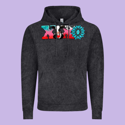 Xoxo With Cow Vintage Hoodie Designed By Adodesignshop