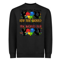 Black ı would not change you autism Heavyweight Sweatshirt - MaliasSmallBusiness