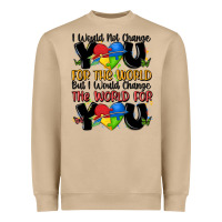 Mushroom ı would not change you autism Heavyweight Sweatshirt - MaliasSmallBusiness