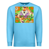 Ocean Blue Spooky Season Premium Sweatshirt - texasbilliewilder