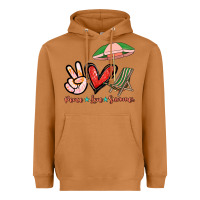 Meerkat Peace love summer Heavyweight Hoodie - NancyCooperArtShop
