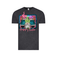 Vintage Black happy easter gnomes farm truck Vintage Tee - Jasminsmagicworld