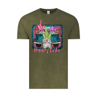 Vintage Olive happy easter gnomes farm truck Vintage Tee - Jasminsmagicworld