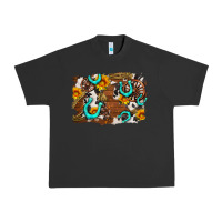 Pigment Black western cowhide horseshoe sunflower background Urban Heavy Tee - AdoDesignShop