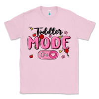 Bubblegum Pink toddler mode on Classic Tee - MaliasSmallBusiness