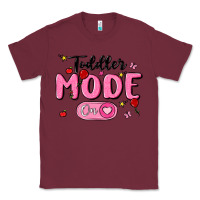 Burgundy toddler mode on Classic Tee - MaliasSmallBusiness