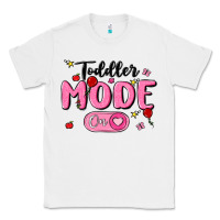 White toddler mode on Classic Tee - MaliasSmallBusiness