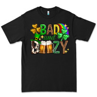 Black Bad and boozy st. patricks day Premium Tee - Neo Western