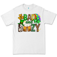 White Bad and boozy st. patricks day Premium Tee - Neo Western