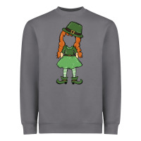 Storm leprechaun girl faceless Heavyweight Sweatshirt - MaliasSmallBusiness