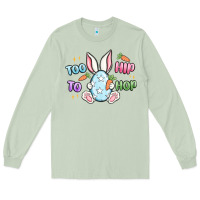 Matcha too hip to hop easter Long Sleeve Tee - MaliasSmallBusiness
