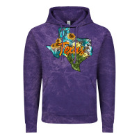 Cloud Purple western texas map Vintage Hoodie - AdoDesignShop