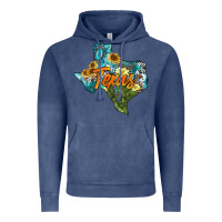 Vintage Denim western texas map Vintage Hoodie - AdoDesignShop