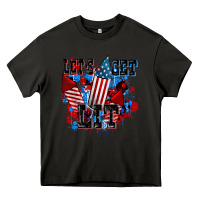 Asphalt Let's get lit 4th of july Heavy Core Tee - CowGirlArtShop