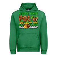 Emerald St. Patrick's little miss pot of gold Urban Hoodie - OliviaCreatesArt