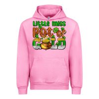 Fuchsia Pink St. Patrick's little miss pot of gold Urban Hoodie - OliviaCreatesArt