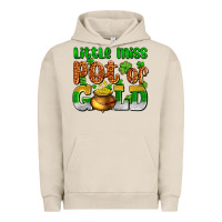 Pigment French Oak St. Patrick's little miss pot of gold Urban Hoodie - OliviaCreatesArt
