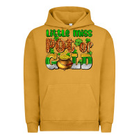 Pigment Peanut Butter St. Patrick's little miss pot of gold Urban Hoodie - OliviaCreatesArt