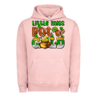 Pigment Salmon St. Patrick's little miss pot of gold Urban Hoodie - OliviaCreatesArt