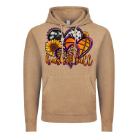Vintage Coffee basketball hearts Vintage Hoodie - Jasminsmagicworld