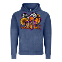 Vintage Denim basketball hearts Vintage Hoodie - Jasminsmagicworld