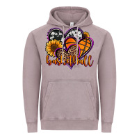 Vintage Zinc basketball hearts Vintage Hoodie - Jasminsmagicworld
