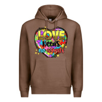 Chestnut Love needs no words Premium Hoodie - NancyCooperArtShop