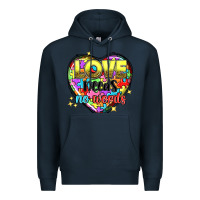 Navy Love needs no words Premium Hoodie - NancyCooperArtShop