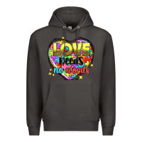Smoke Love needs no words Premium Hoodie - NancyCooperArtShop