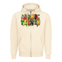 Juneteenth Free Ish Since 1865 Zipper Hoodie | Teevron