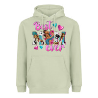 Best Mom Ever Afro Woman Heavyweight Hoodie | Teevron