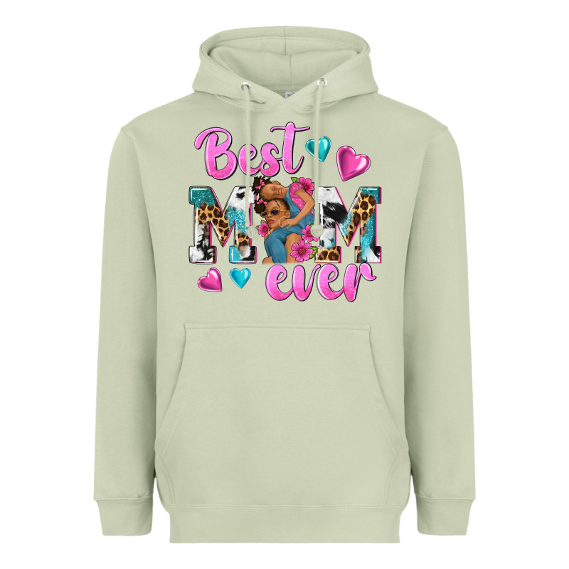 Best Mom Ever Afro Woman Heavyweight Hoodie by texasbilliewilder | Teevron