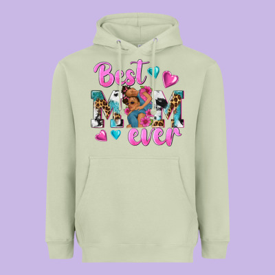 Best Mom Ever Afro Woman Heavyweight Hoodie Designed By Texasbilliewilder