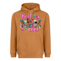 Meerkat Best Mom Ever Afro Woman Heavyweight Hoodie - texasbilliewilder