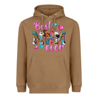 Toasted Coconut Best Mom Ever Afro Woman Heavyweight Hoodie - texasbilliewilder
