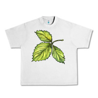Lunar Rock green leaf Urban Heavy Tee - BarkalooDesign