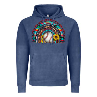 Vintage Denim baseball rainbow Vintage Hoodie - Artiststas