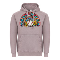 Vintage Zinc baseball rainbow Vintage Hoodie - Artiststas