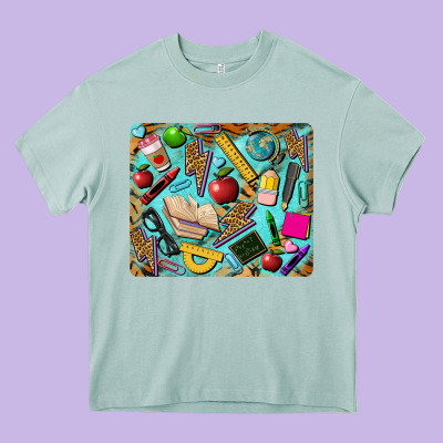 Teacher Mousepad Heavy Core Tee Designed By Barkaloodesign