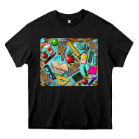 Black teacher mousepad Heavy Core Tee - BarkalooDesign