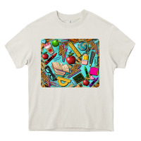Cream teacher mousepad Heavy Core Tee - BarkalooDesign