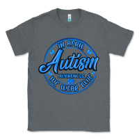Charcoal Heather autism awareness Classic Tee - MaliasSmallBusiness