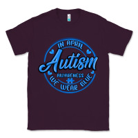Plum autism awareness Classic Tee - MaliasSmallBusiness