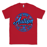 Red autism awareness Classic Tee - MaliasSmallBusiness